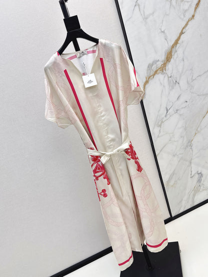 Herm 25fw silk dress