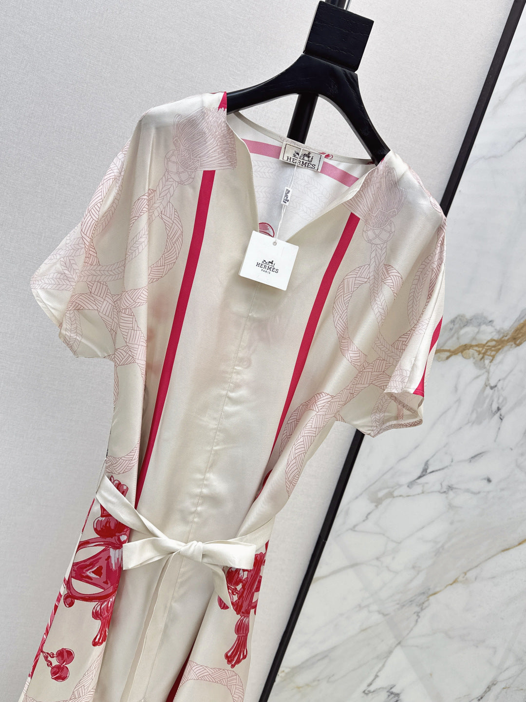Herm 25fw silk dress