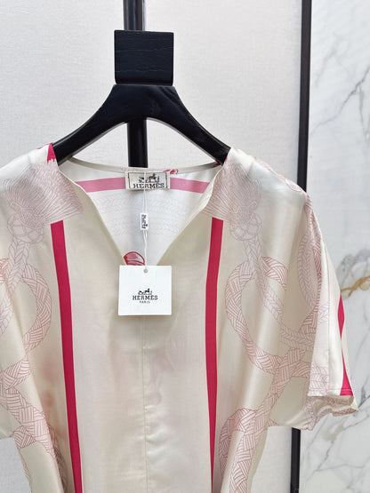 Herm 25fw silk dress