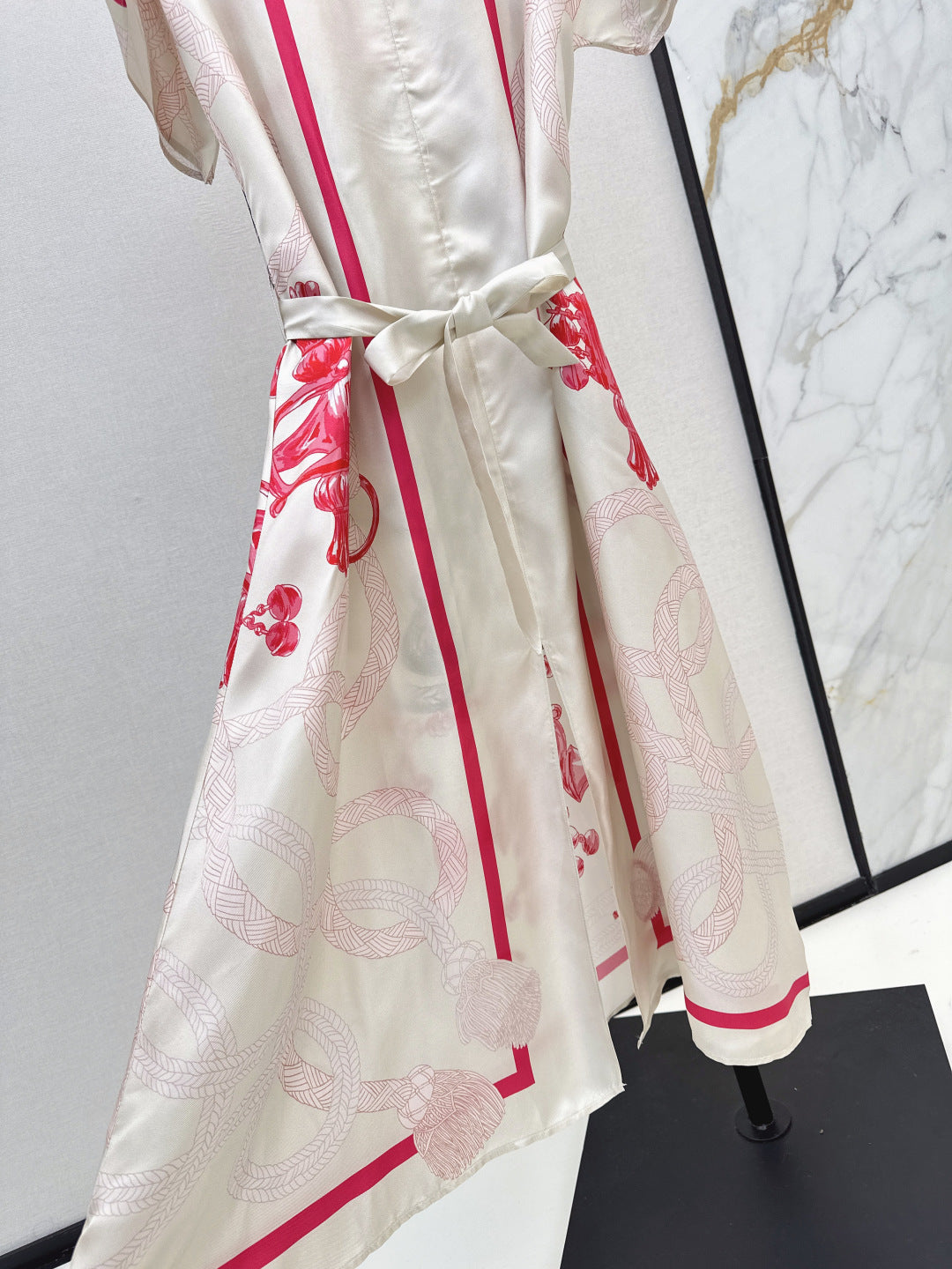 Herm 25fw silk dress