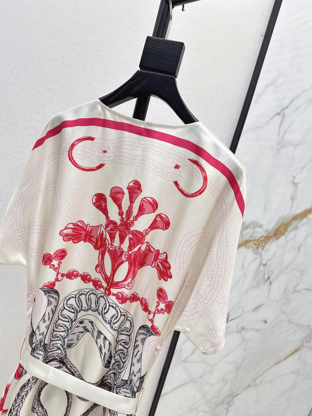 Herm 25fw silk dress
