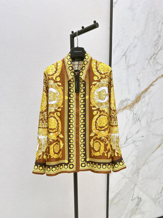 Vers 25fw silk shirt