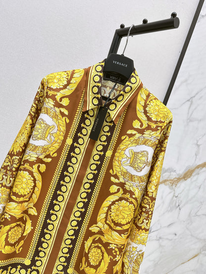 Vers 25fw silk shirt