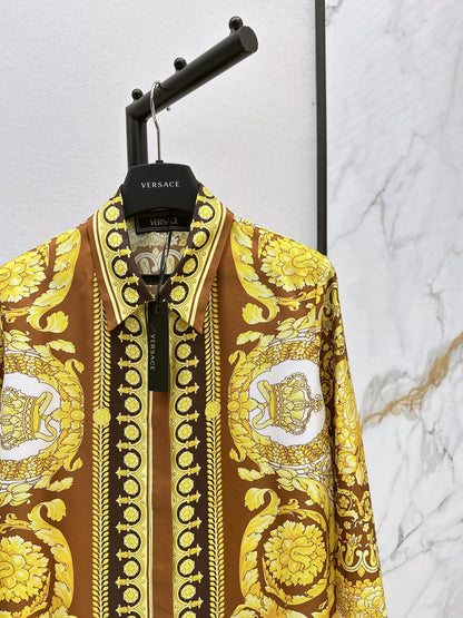 Vers 25fw silk shirt