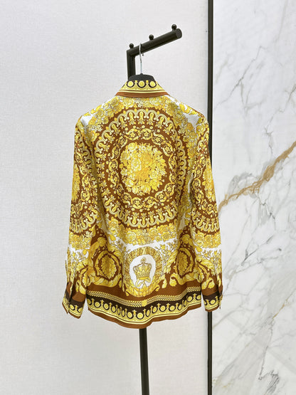 Vers 25fw silk shirt