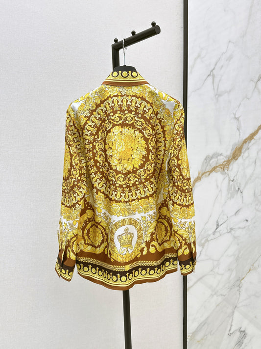 Vers 25fw silk shirt