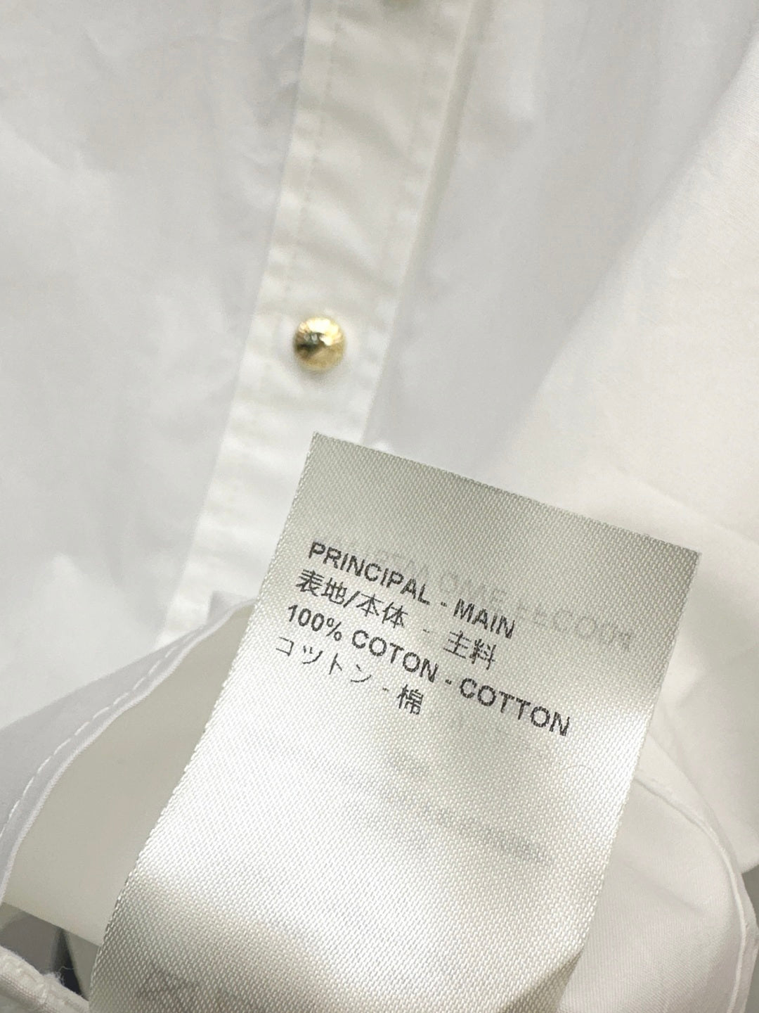 Louis 25fw ruffle shirt