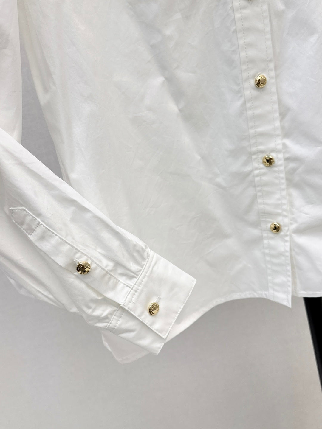 Louis 25fw ruffle shirt