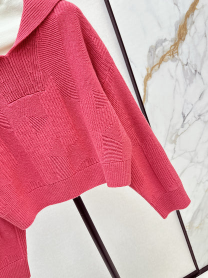 Herm 25fw jacquard sweater