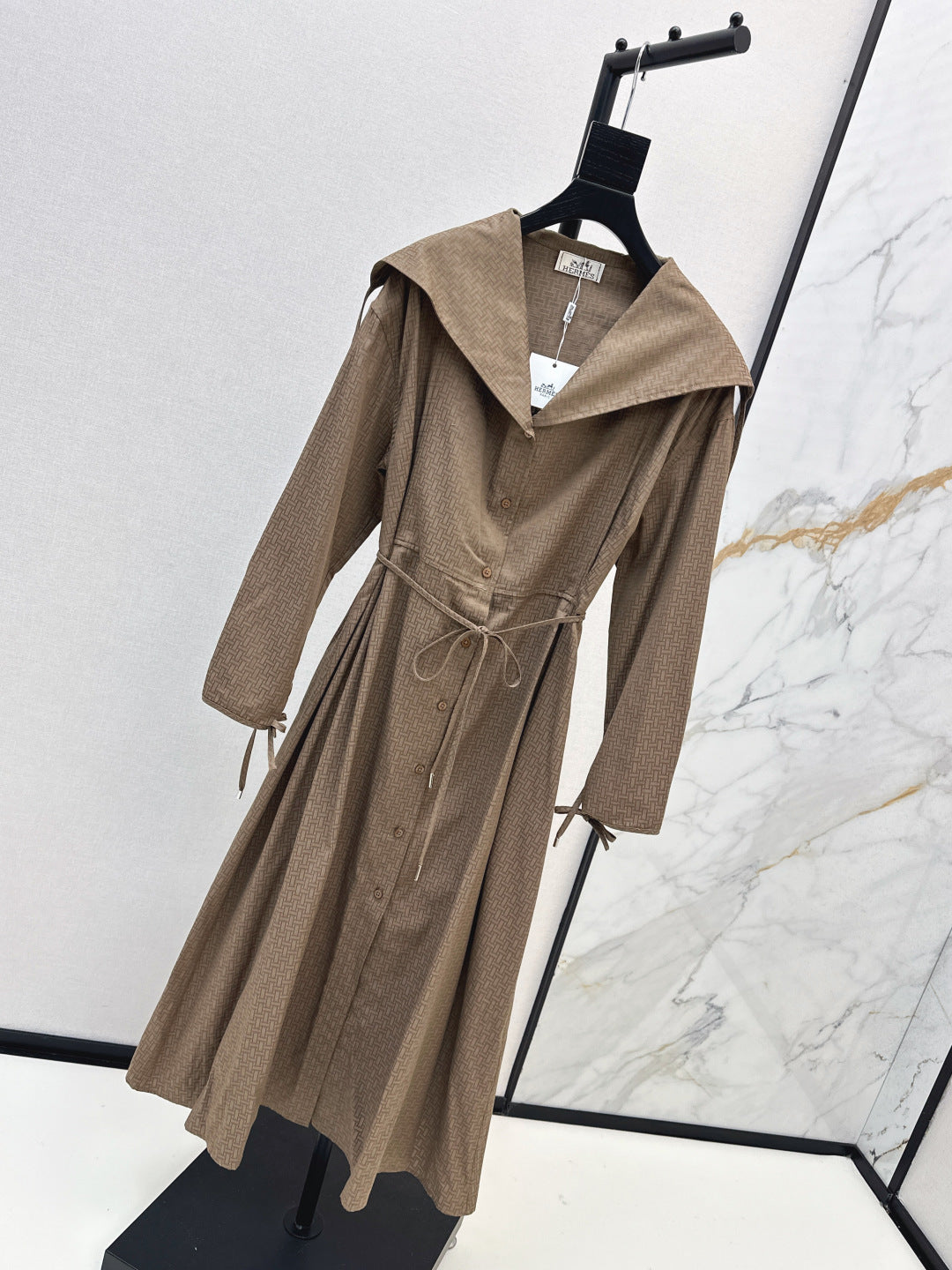 Herm 25fw jacquard dress