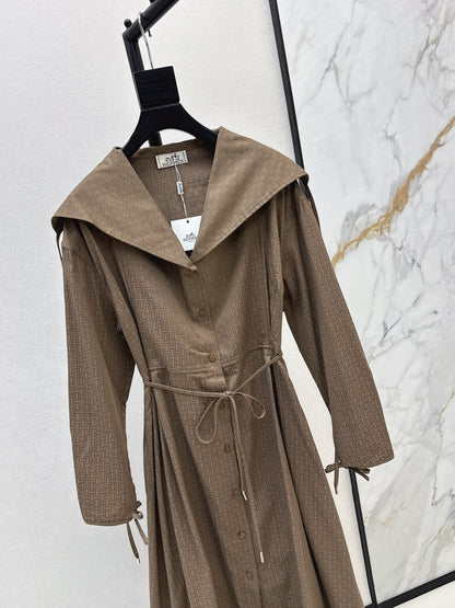 Herm 25fw jacquard dress