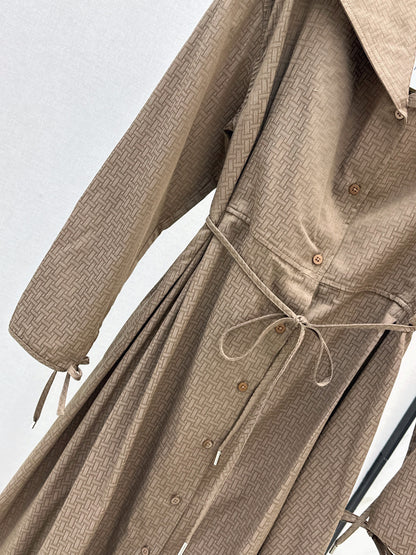 Herm 25fw jacquard dress