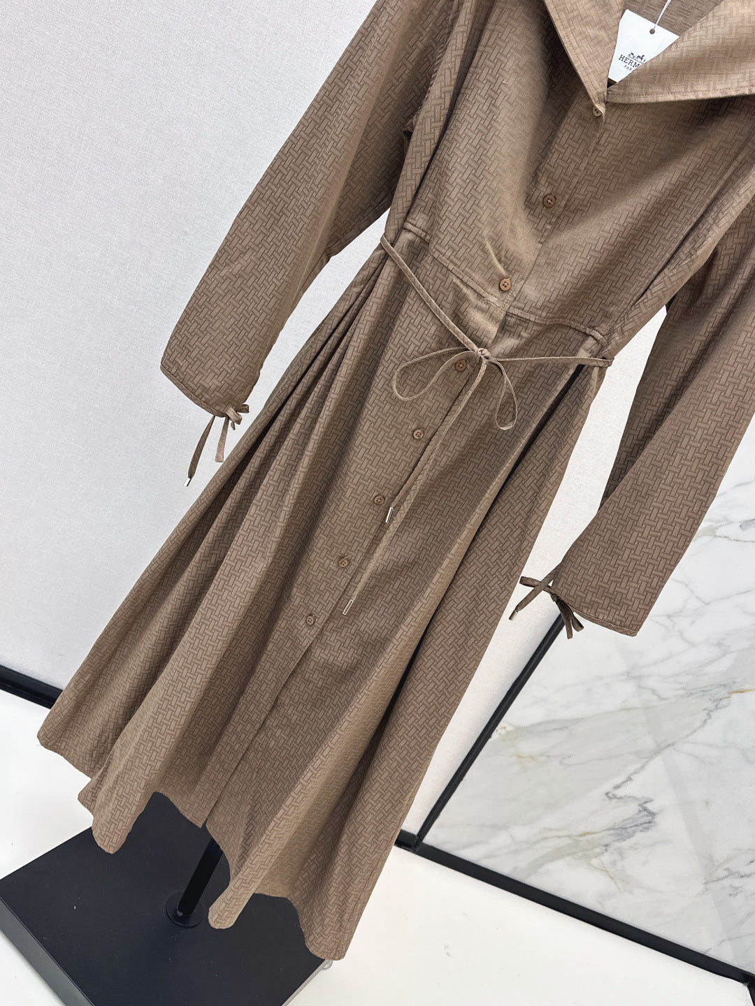 Herm 25fw jacquard dress