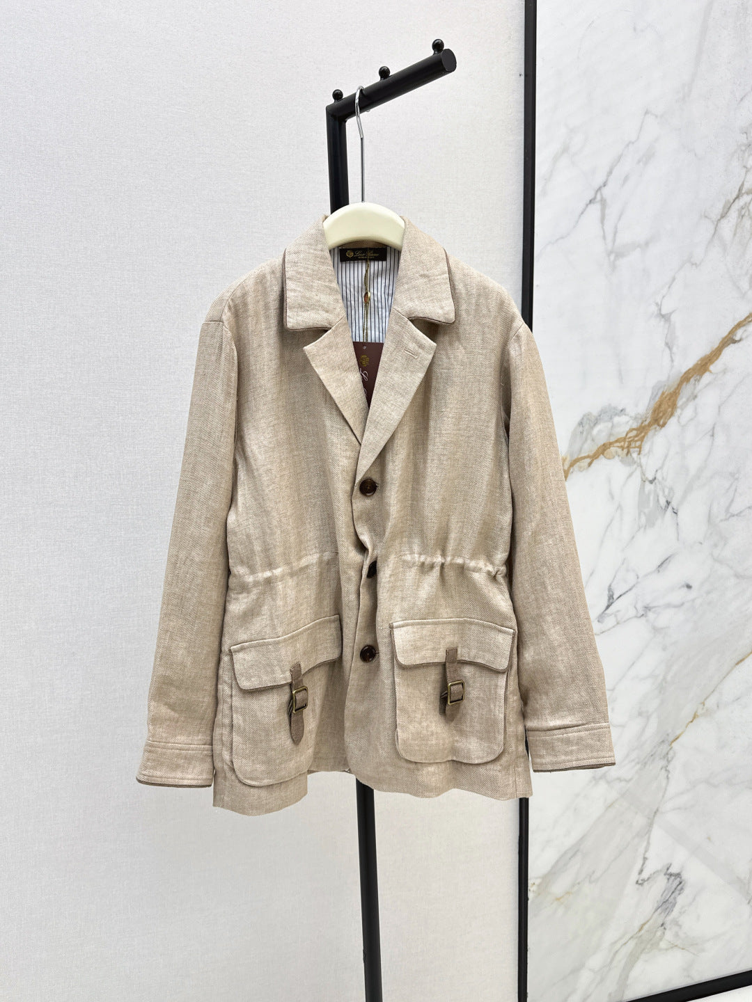 Loro 25fw linen jacket