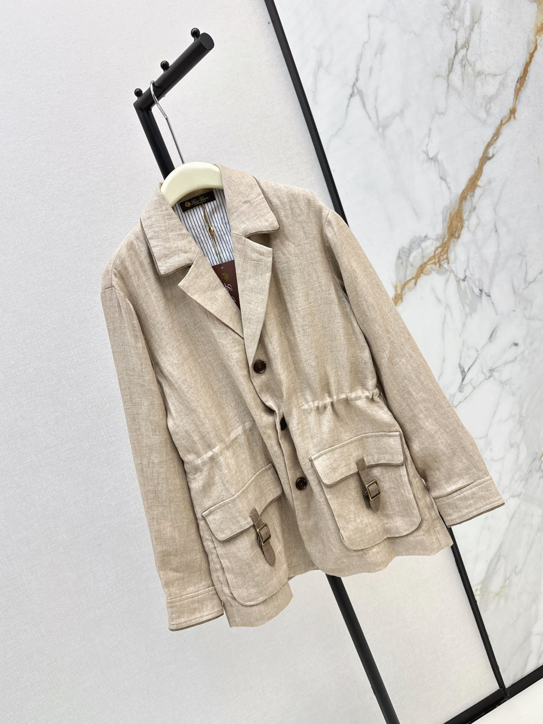 Loro 25fw linen jacket