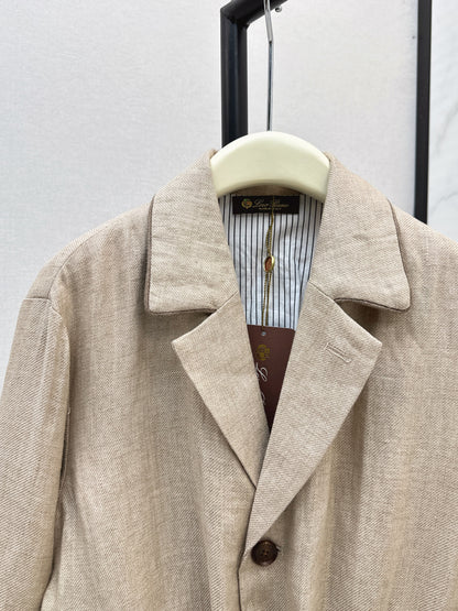 Loro 25fw linen jacket