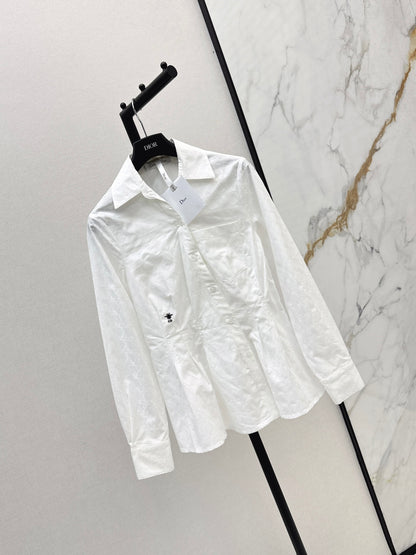 CD 25fw embroidered shirt