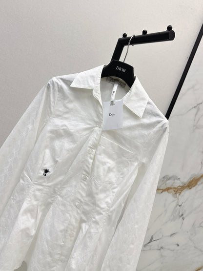 CD 25fw embroidered shirt