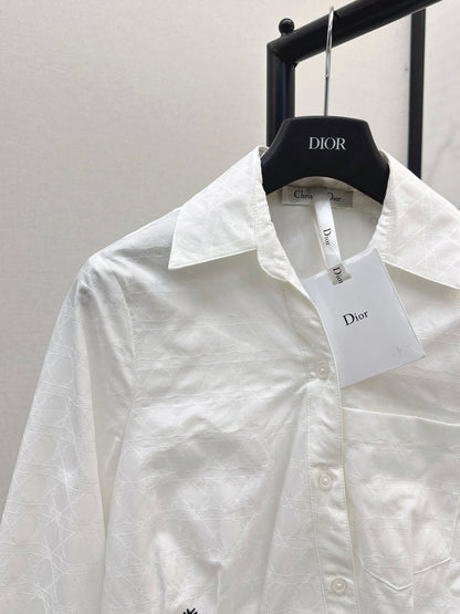 CD 25fw embroidered shirt
