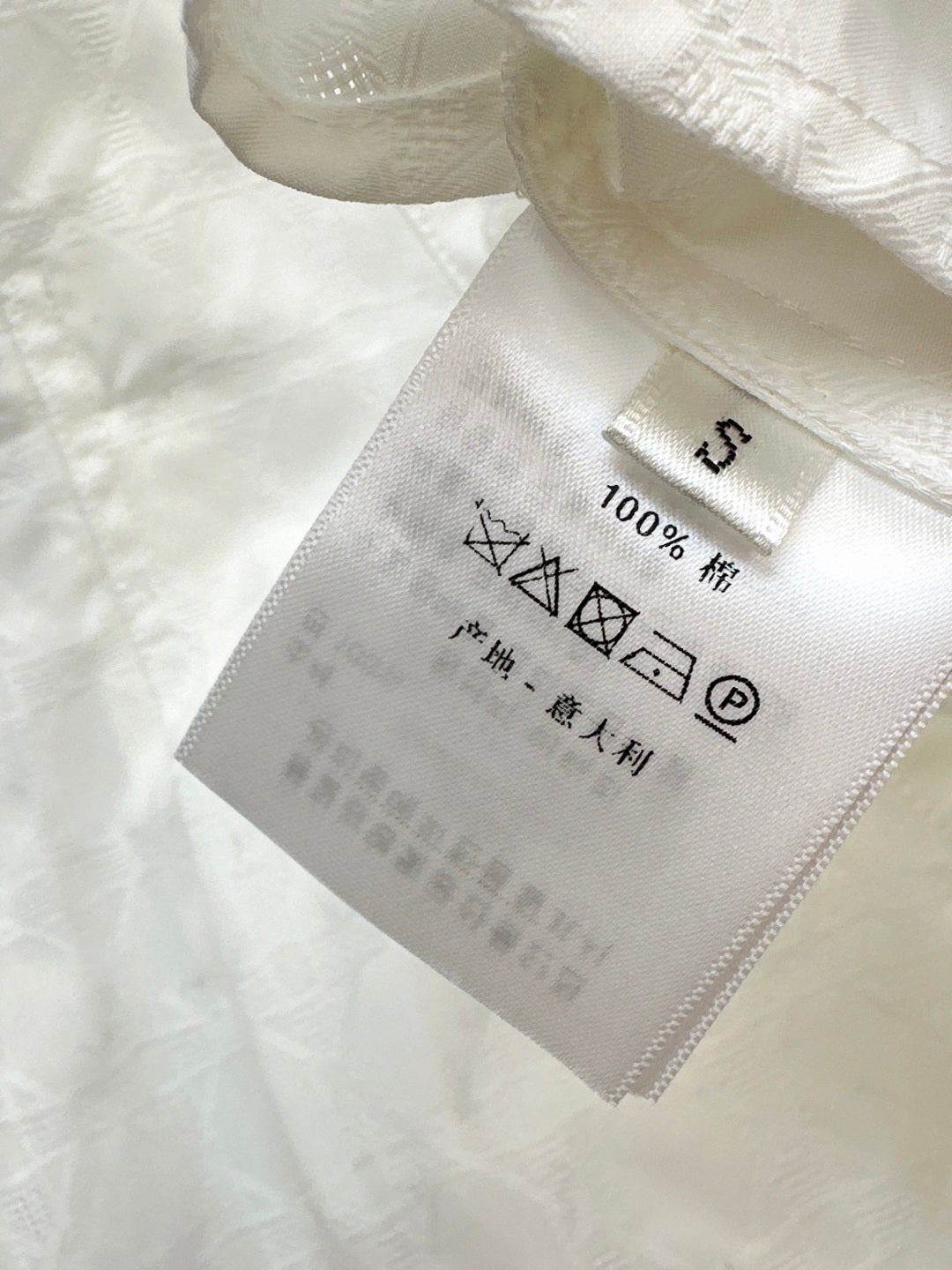 CD 25fw embroidered shirt