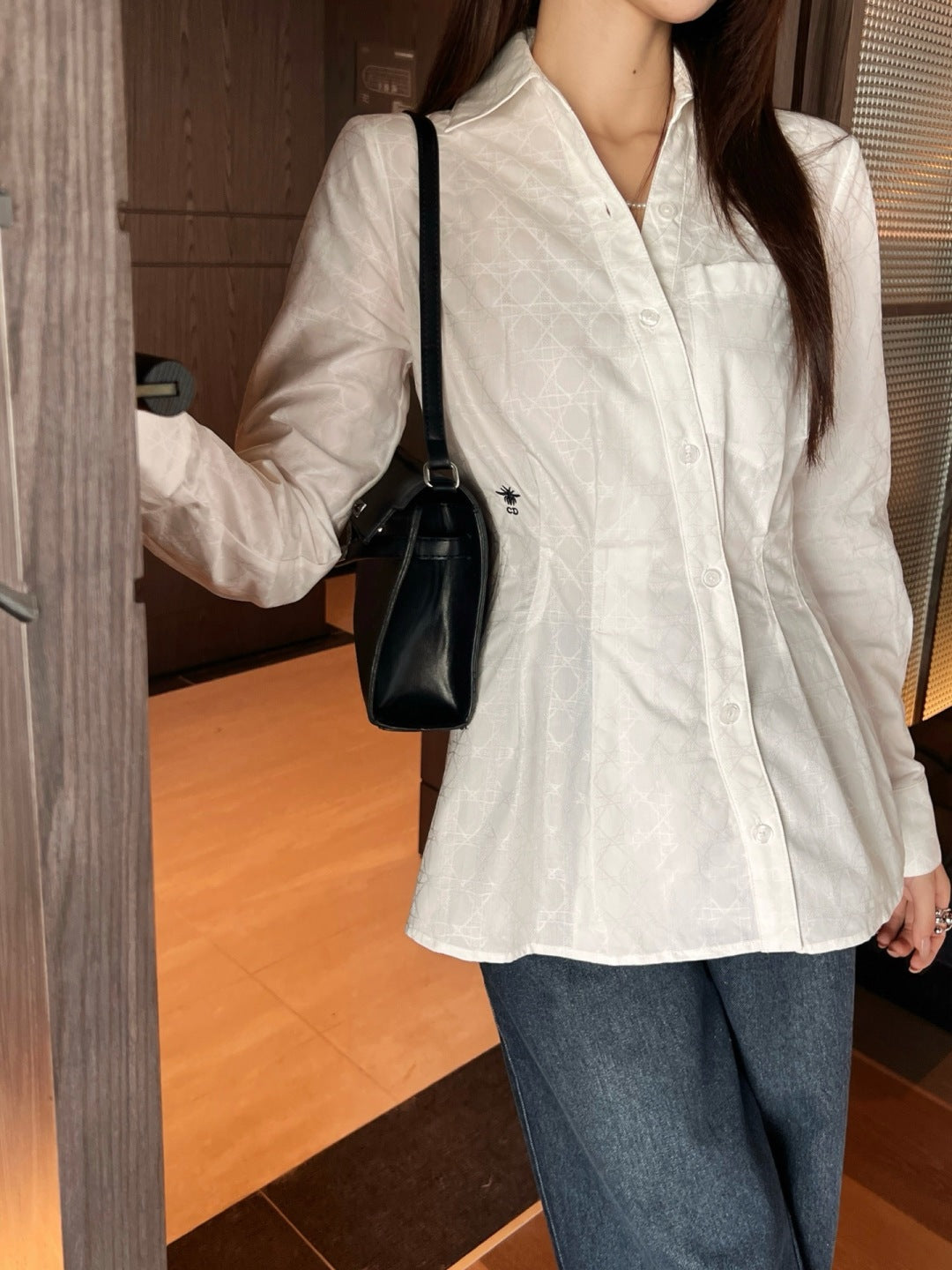 CD 25fw embroidered shirt