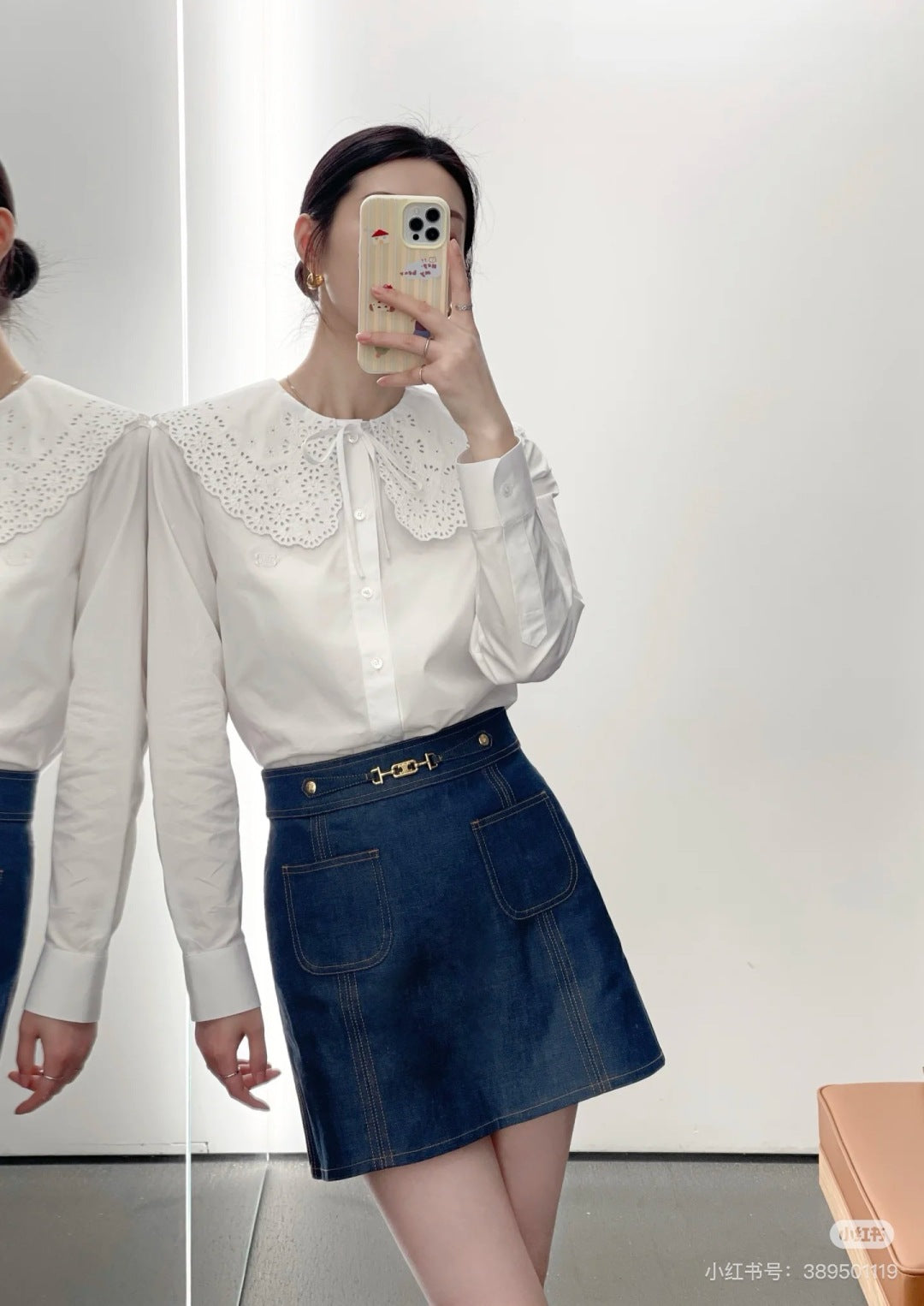 Celi 25fw embroidered shirt