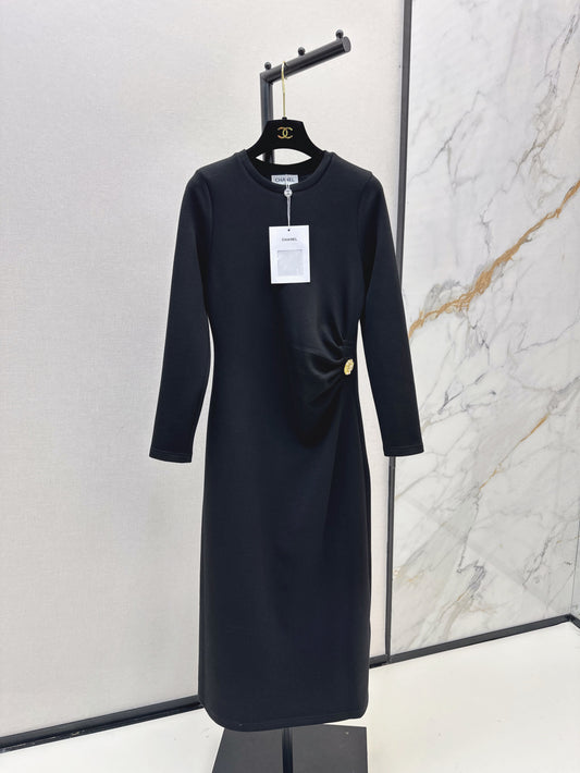 Loe 25fw pleated dress