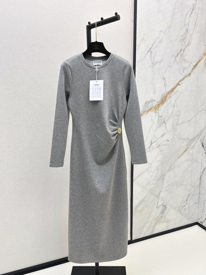 Loe 25fw pleated dress