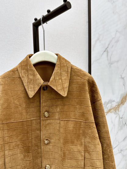 Louis 25fw suede jacket