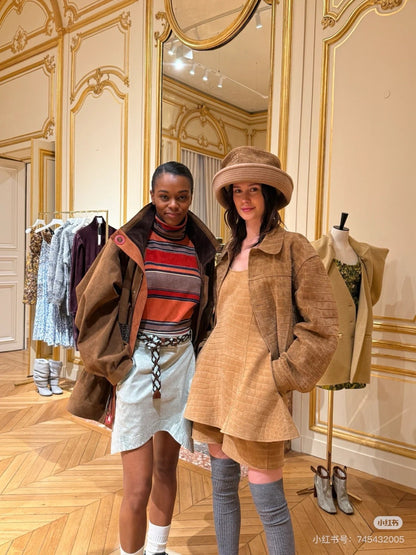 Louis 25fw suede jacket