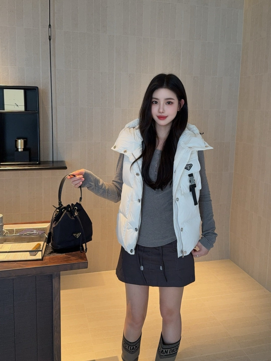 Pra 25fw down vest