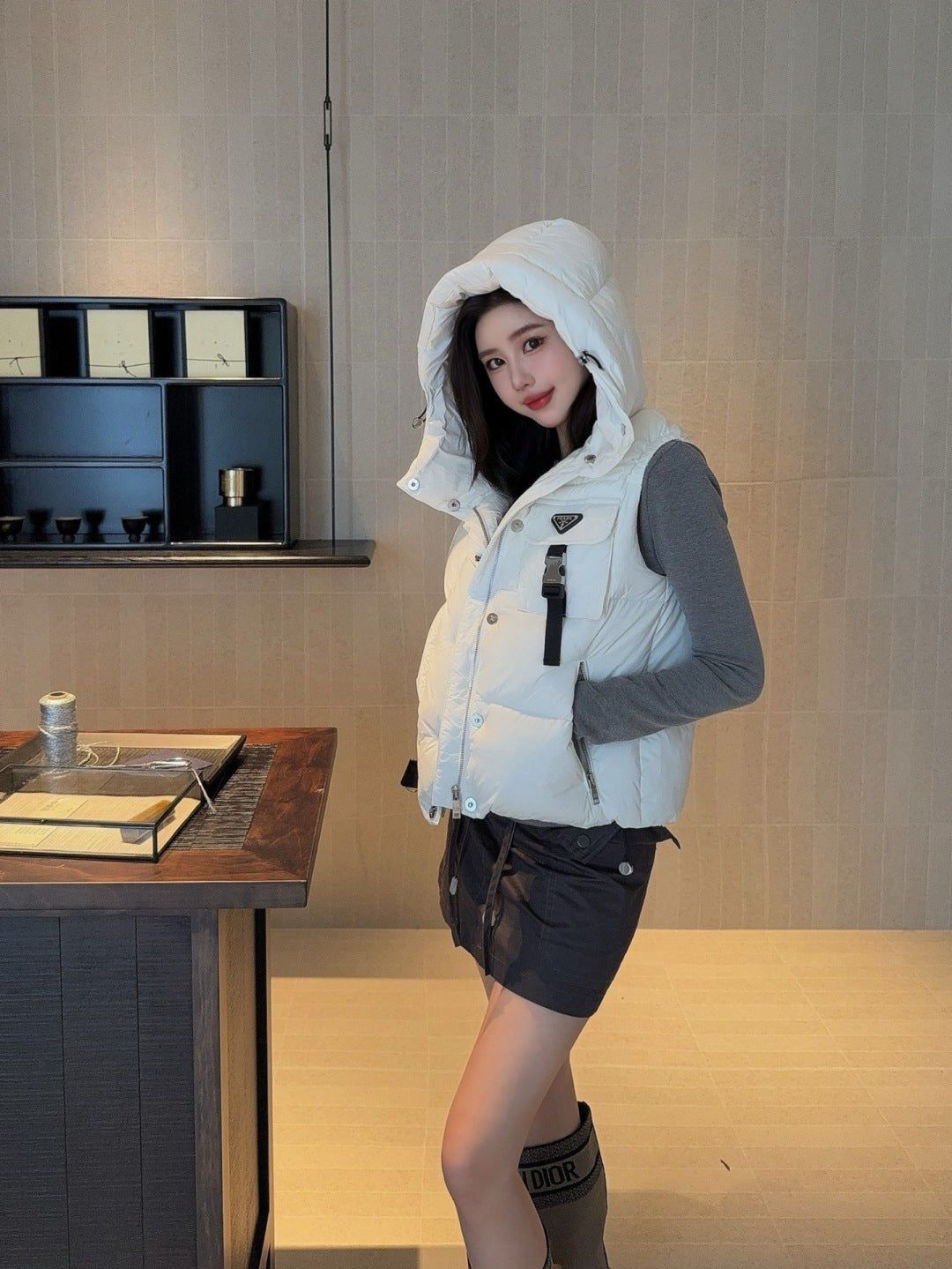 Pra 25fw down vest