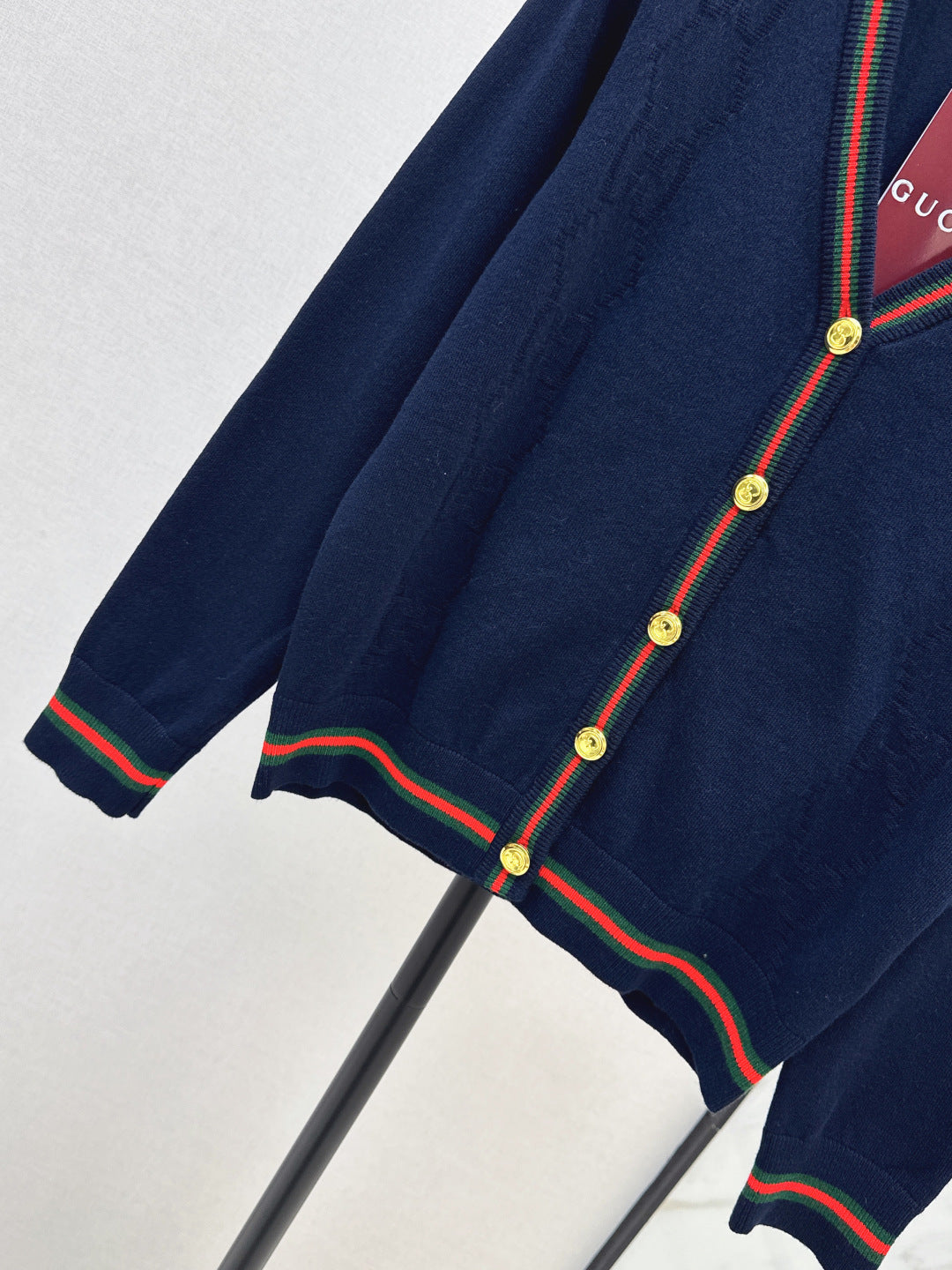 Guc 25fw jacquard cardigan