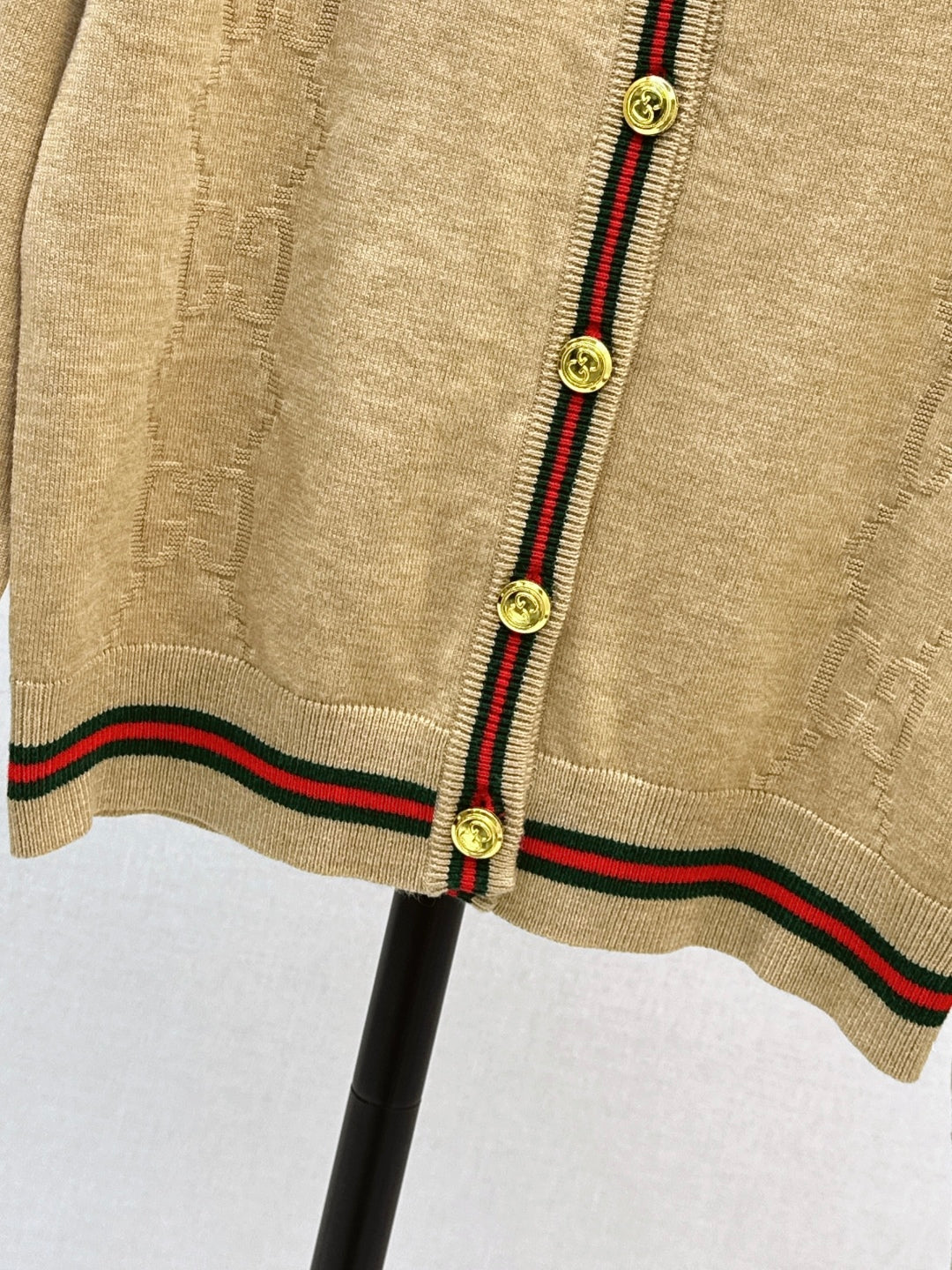 Guc 25fw jacquard cardigan
