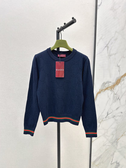 Guc 25fw jacquard sweater