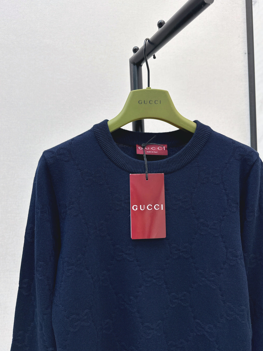 Guc 25fw jacquard sweater