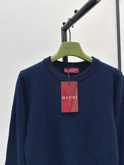 Guc 25fw jacquard sweater
