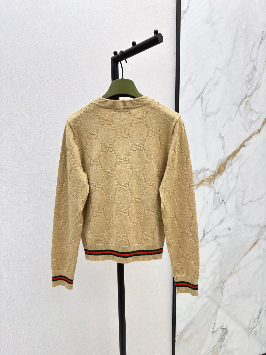 Guc 25fw jacquard sweater