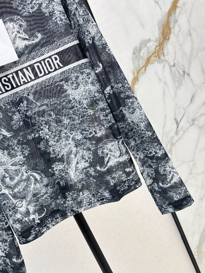 CD 25fw printed shirt