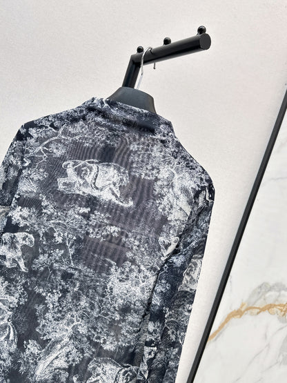 CD 25fw printed shirt