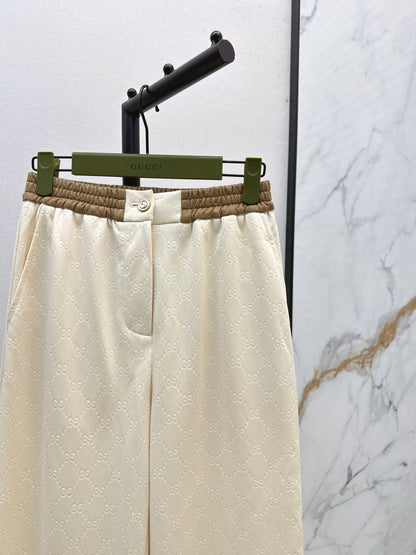 Guc 25fw jacquard pants