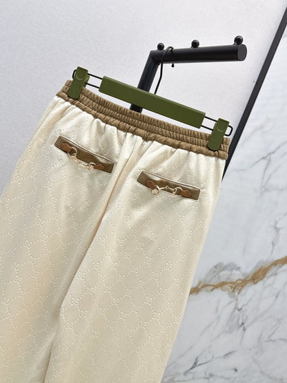 Guc 25fw jacquard pants