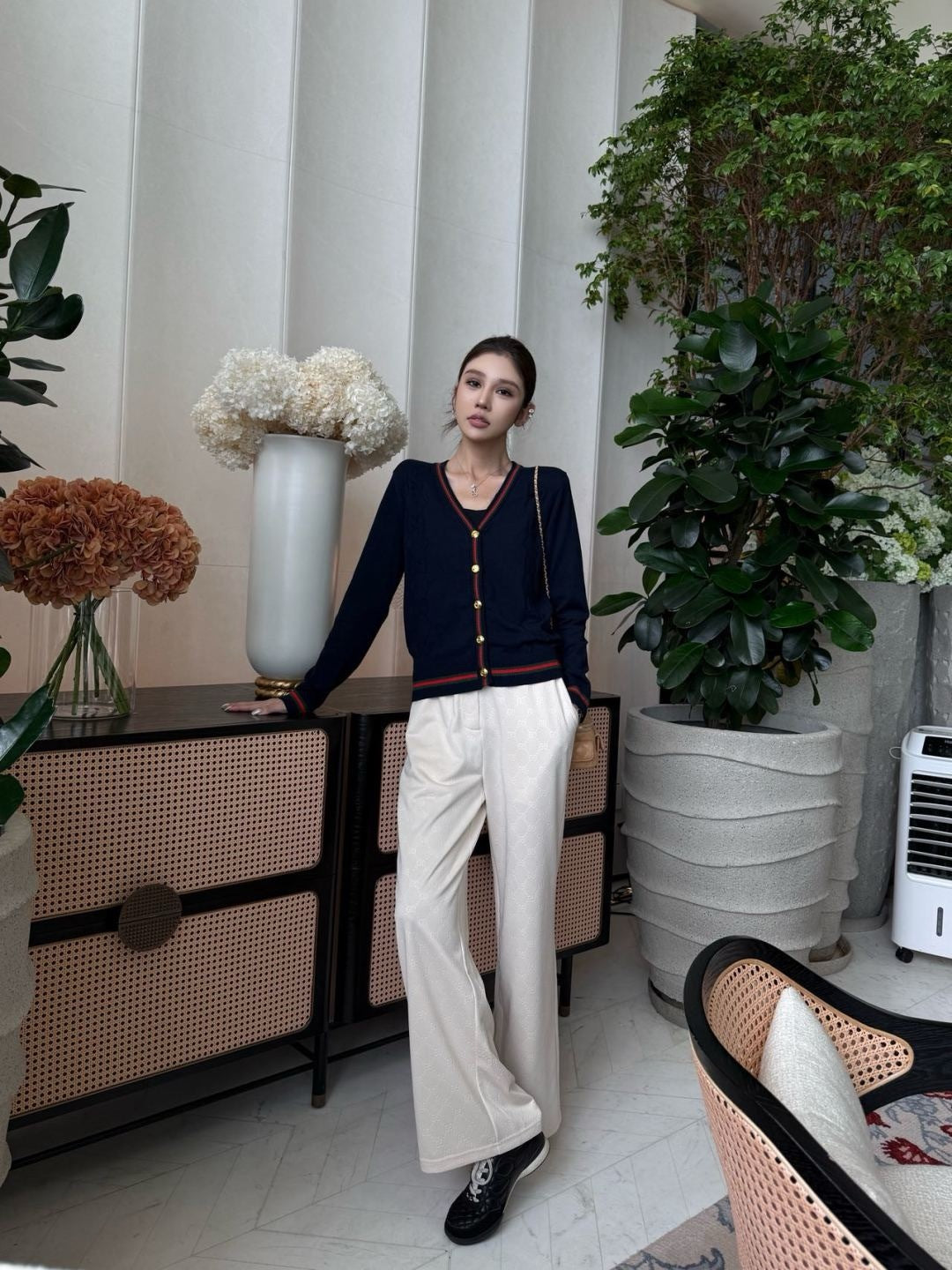 Guc 25fw jacquard pants