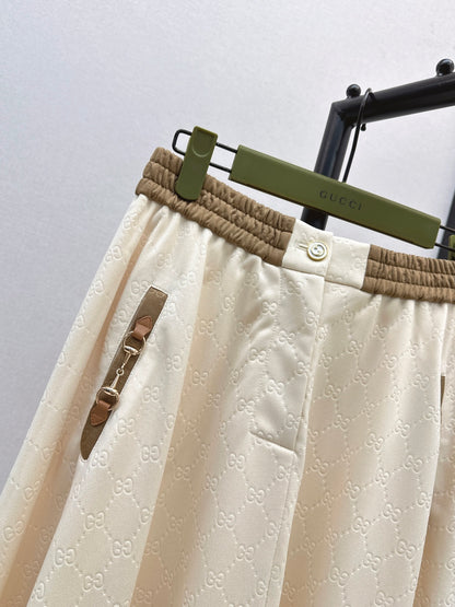 Guc 25fw jacquard skirt
