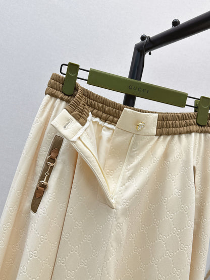 Guc 25fw jacquard skirt