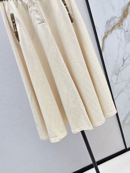 Guc 25fw jacquard skirt