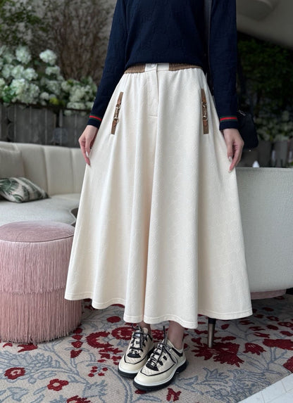 Guc 25fw jacquard skirt