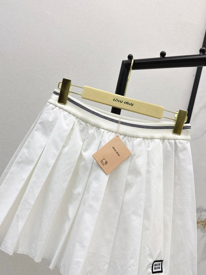 Miu 25fw pleated skirt