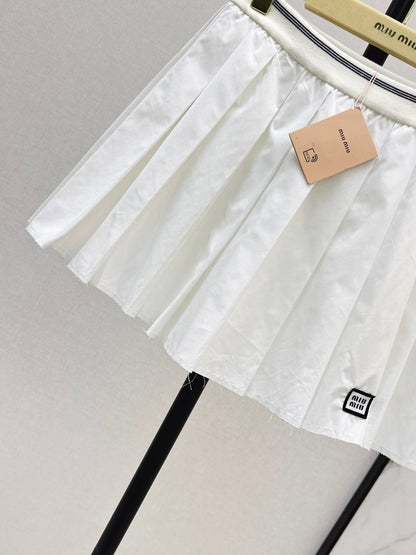 Miu 25fw pleated skirt