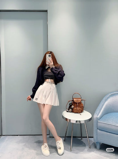 Miu 25fw pleated skirt